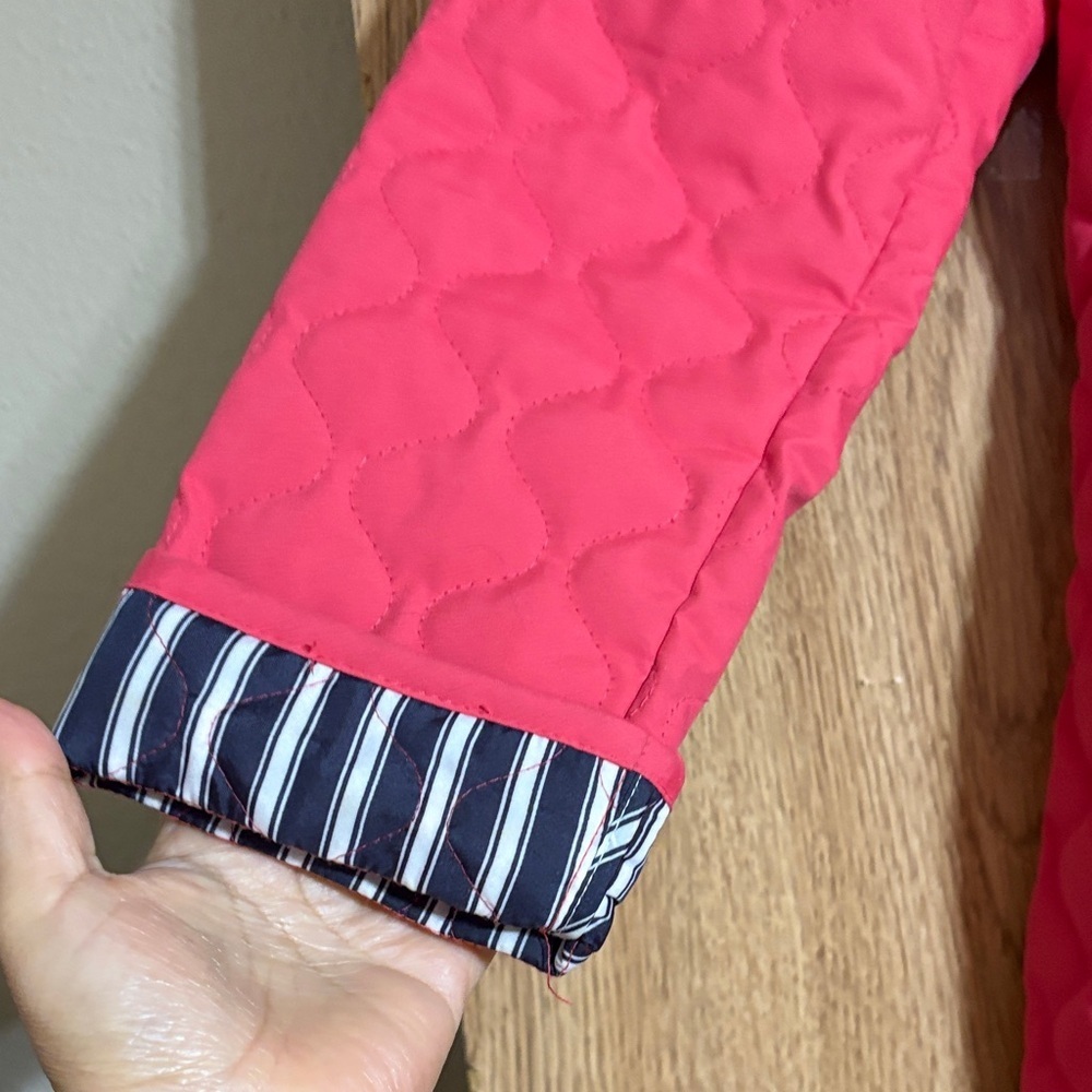 Karen Scott Coral Quilted Jacket - Picture 5 of 11